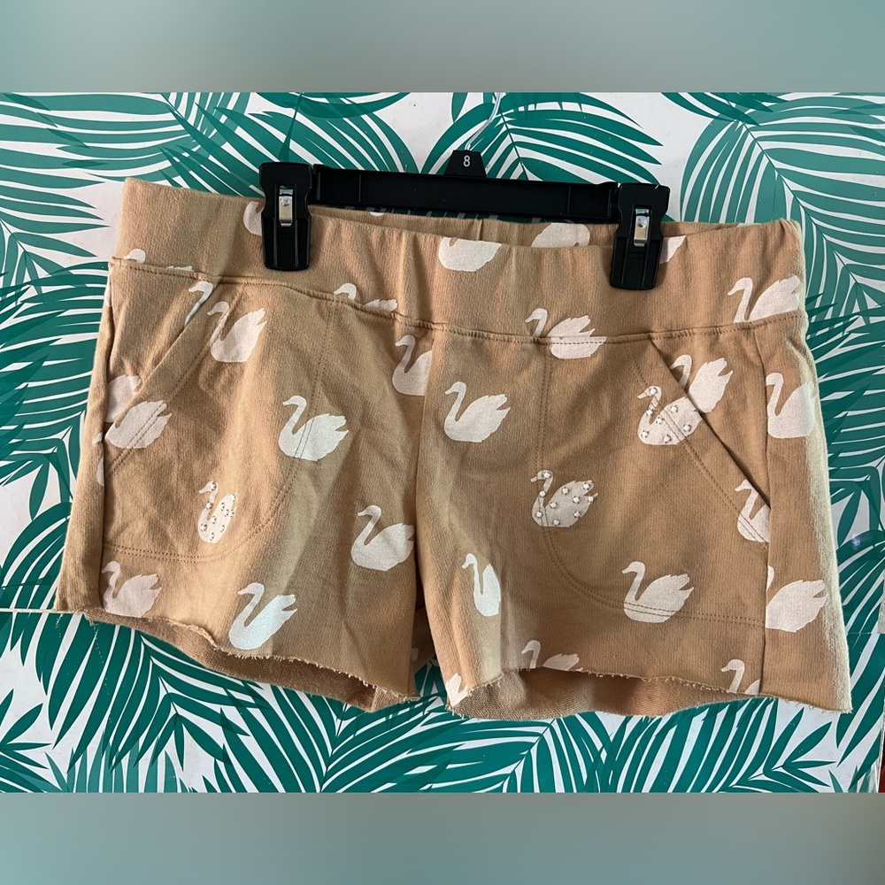 PRIMP  Authentic Primp rhinestone shorts swan size medium